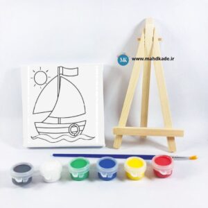 طرح قایق رنگ آمیزی